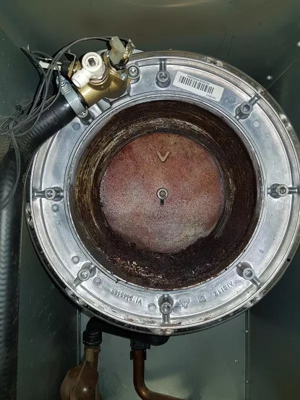 Vitodens B1LD serwis komory spalania