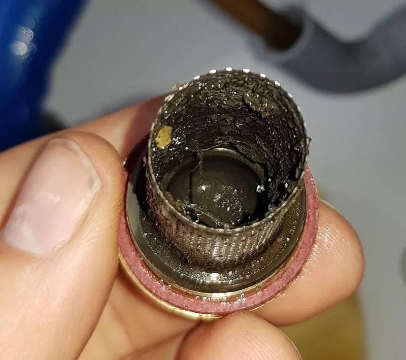 Vitodens B1hc serwis brudny filtr